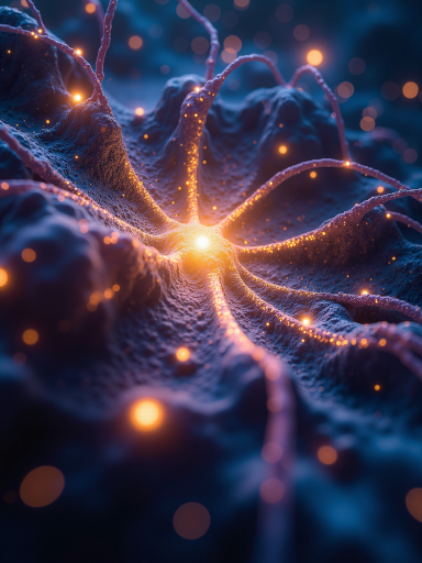 深度学习书籍封面，显示神经网络结构图，学术研究风格，前沿技术出版物设计