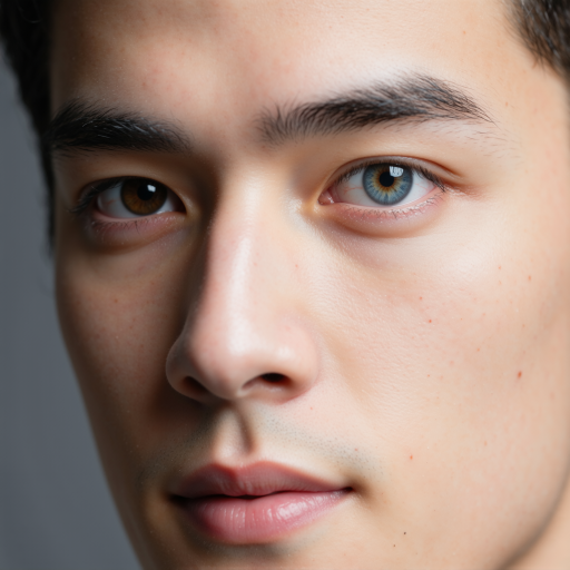 二十五岁左右年轻男性头像，穿休闲T恤，创意工作室背景，年轻开发者形象